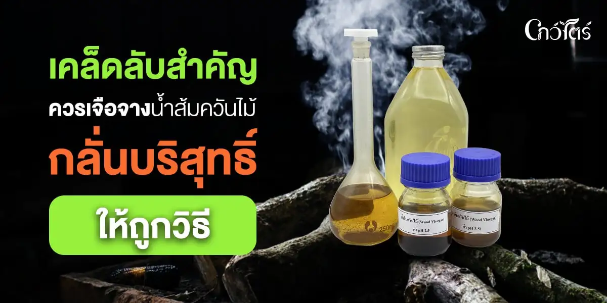 เคล็ดลับสำคัญ ควรเจือจางน้ำส้มควันไม้กลั่นบริสุทธิ์ให้ถูกวิธี